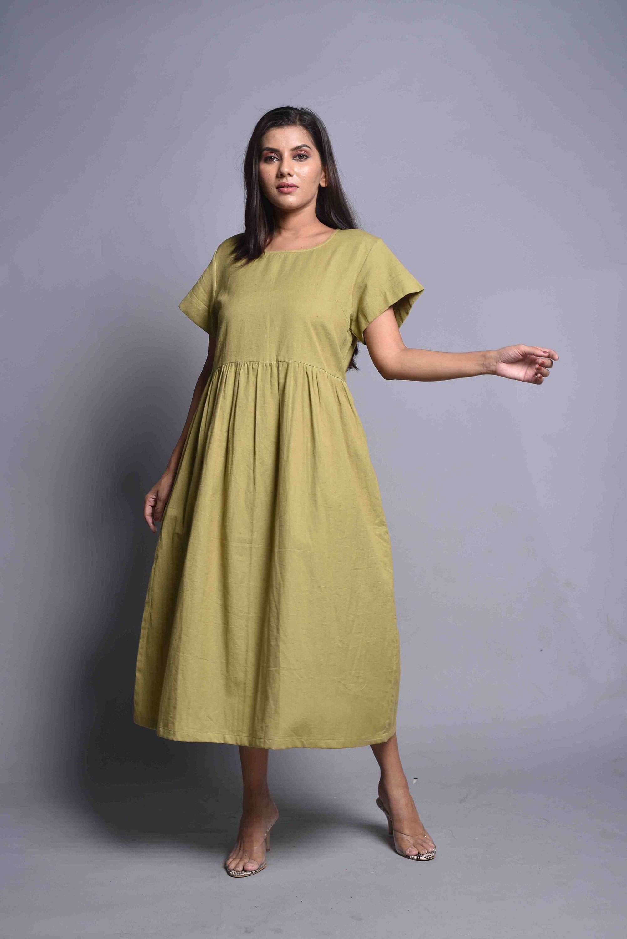Plus Size Dress Forest Green - Etsy