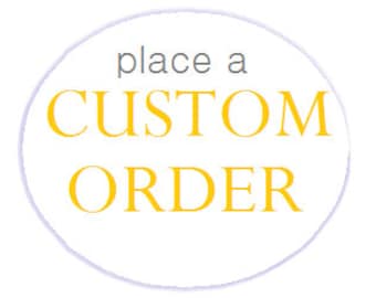 Custom order, Made to order, Outfit of your choice, Specially designed and made for you in India