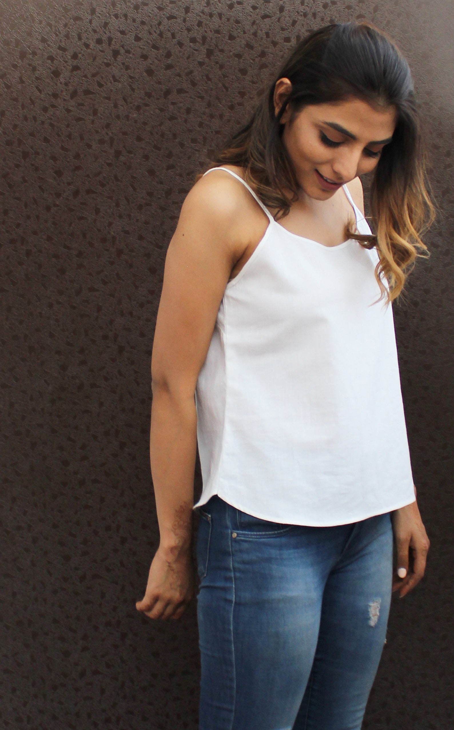 Caldo Linen Tank Top Sand