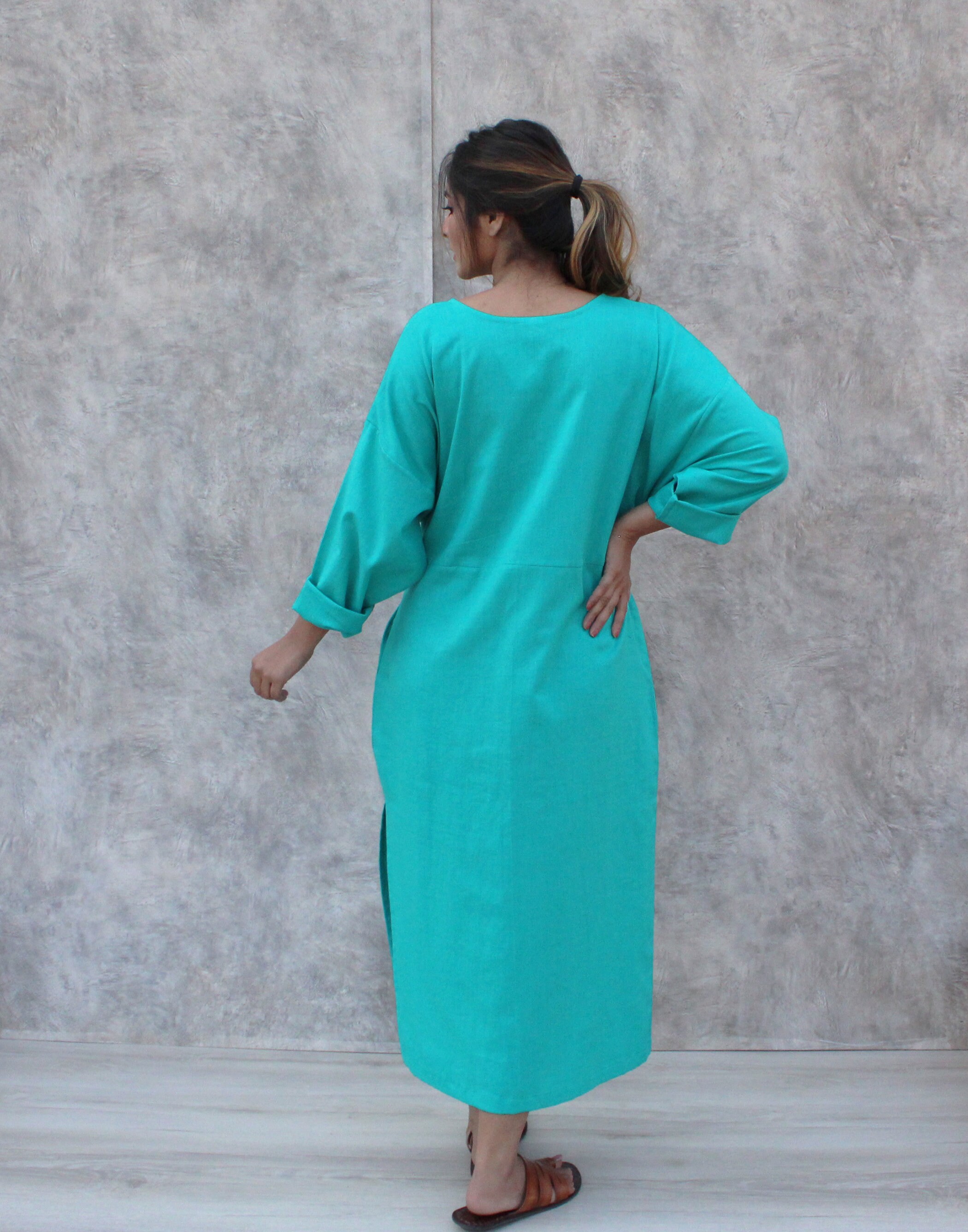 Linen Gauze Wrap Dress Wrap Dress Women Wrap Dress Maxi Etsy