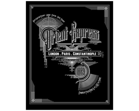 Orient Express Vector Template. | Etsy
