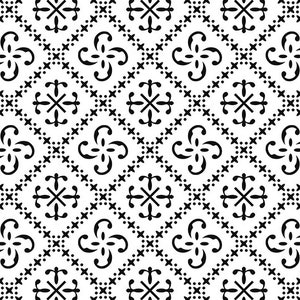 Victorian glass etching vector template
