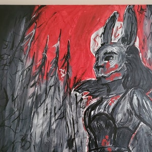 THE HUNTRESS - handpainted Dead by Daylight canvas