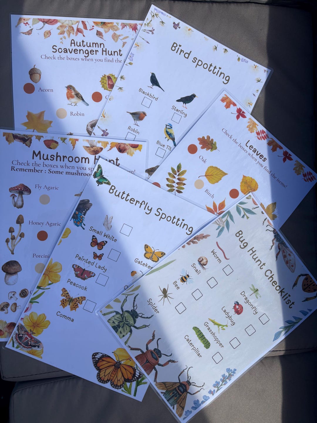 Nature Scavenger Hunt Bundle Activity Pack *PRINTED* - Etsy