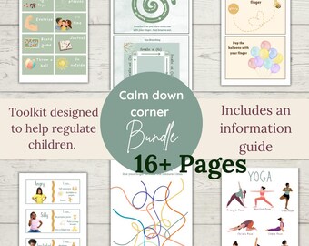 Calm Down Corner Regulation Physical ToolKit