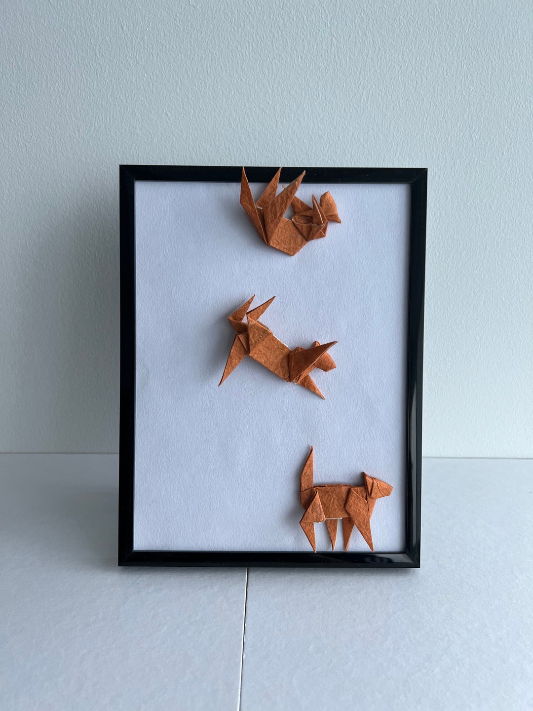 Cats Always Land on Their Feet Cat Decor Art Gift Origami - Etsy Australia