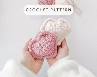 NO SEW Crochet Heart Pattern, Amigurumi Heart, valentines gift crochet plushie, plush for kids, beginner friendly pattern, easy crochet toy