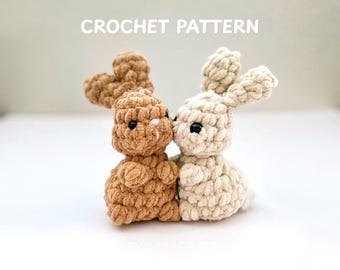 GEHAAKT PATROON Baby Bella Bunny - amigurumi (digitaal patroon)