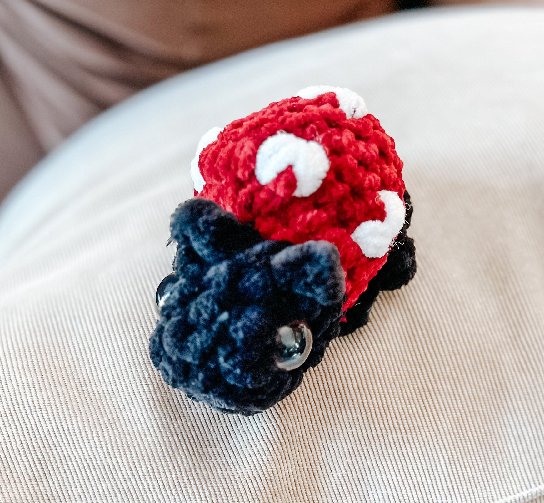 Ladybug Rattle Crochet Pattern CROCHET PATTERN - Bessie the Ladybug, Amigurumi Plushie Rattle Pattern ...
