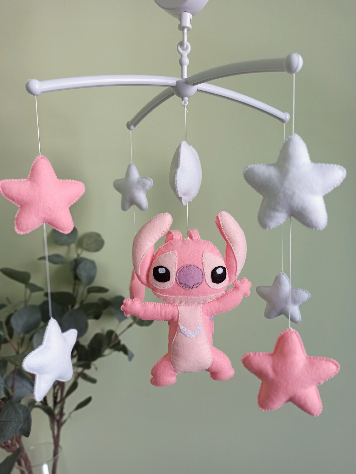 Lilo and Stitch Baby crib mobile Alien Angel Disney Etsy