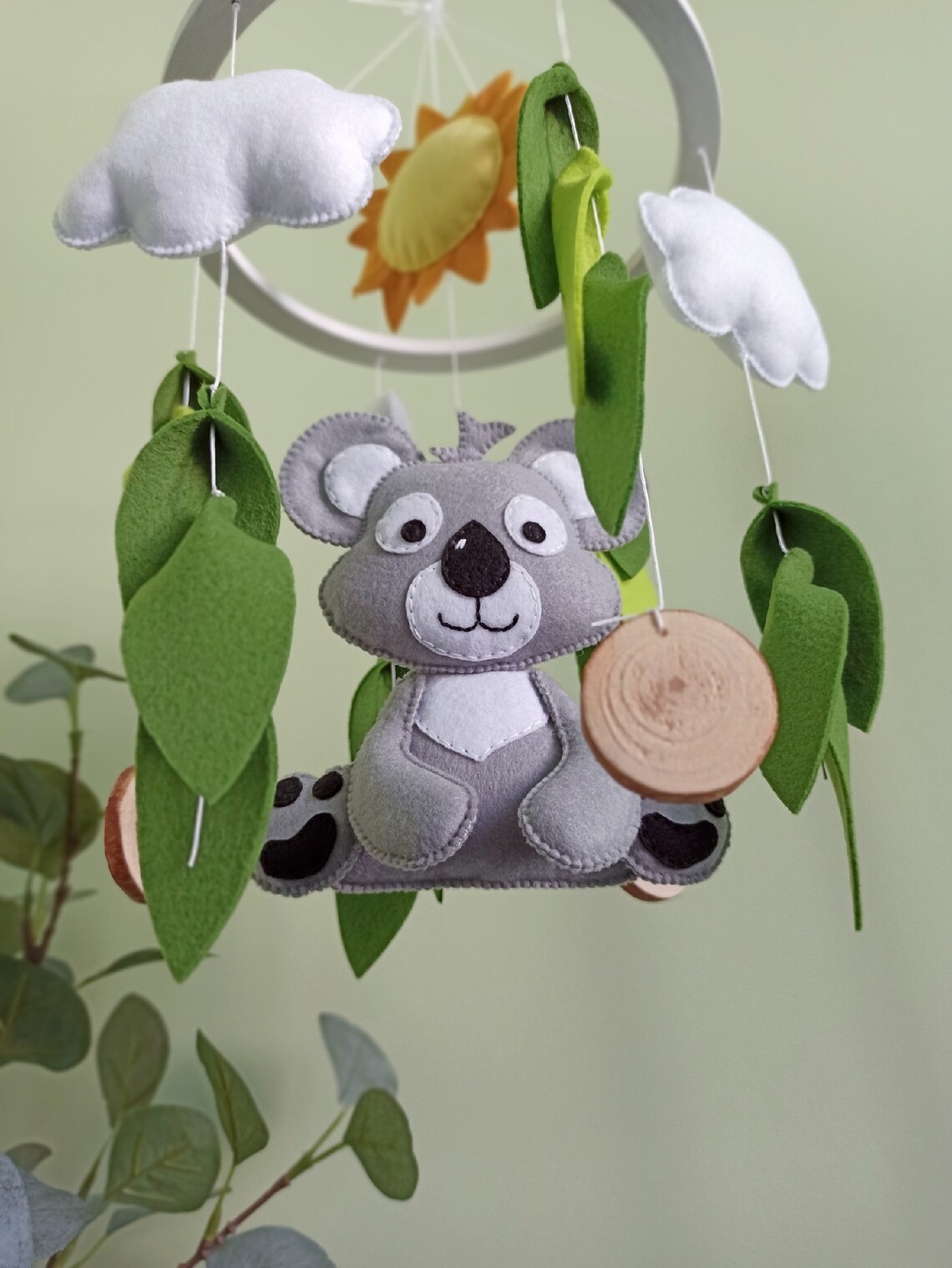 Baby Crib Mobile Koala Bear Mobile Australian Mobile Gift Etsy