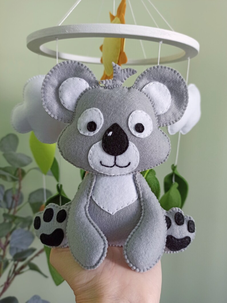Baby Crib Mobile Koala Bear Mobile Australian Mobile Gift Etsy