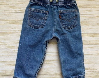 Vintage Kids Orange Tab Little Levi’s Toddler Jeans