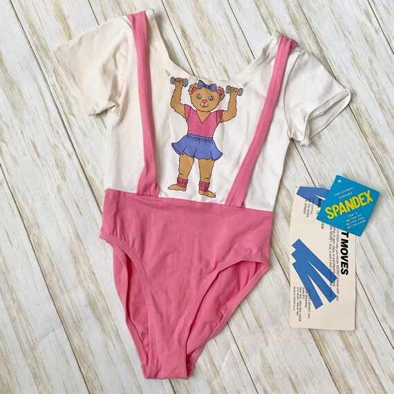 Vintage Jazzercise Bear Outfit Jacques Moret Leotard Etsy