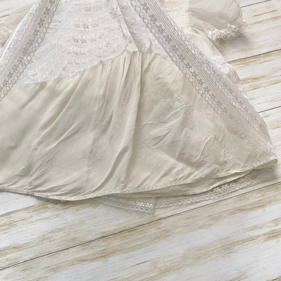 Vintage Maryvel White Christening Dress & Robe - image 5