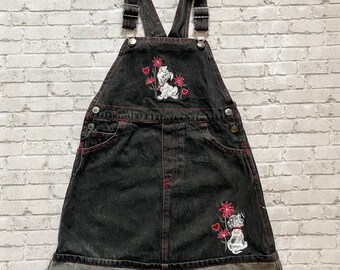 Vintage Disney 102 Dalmatians Overall Dress