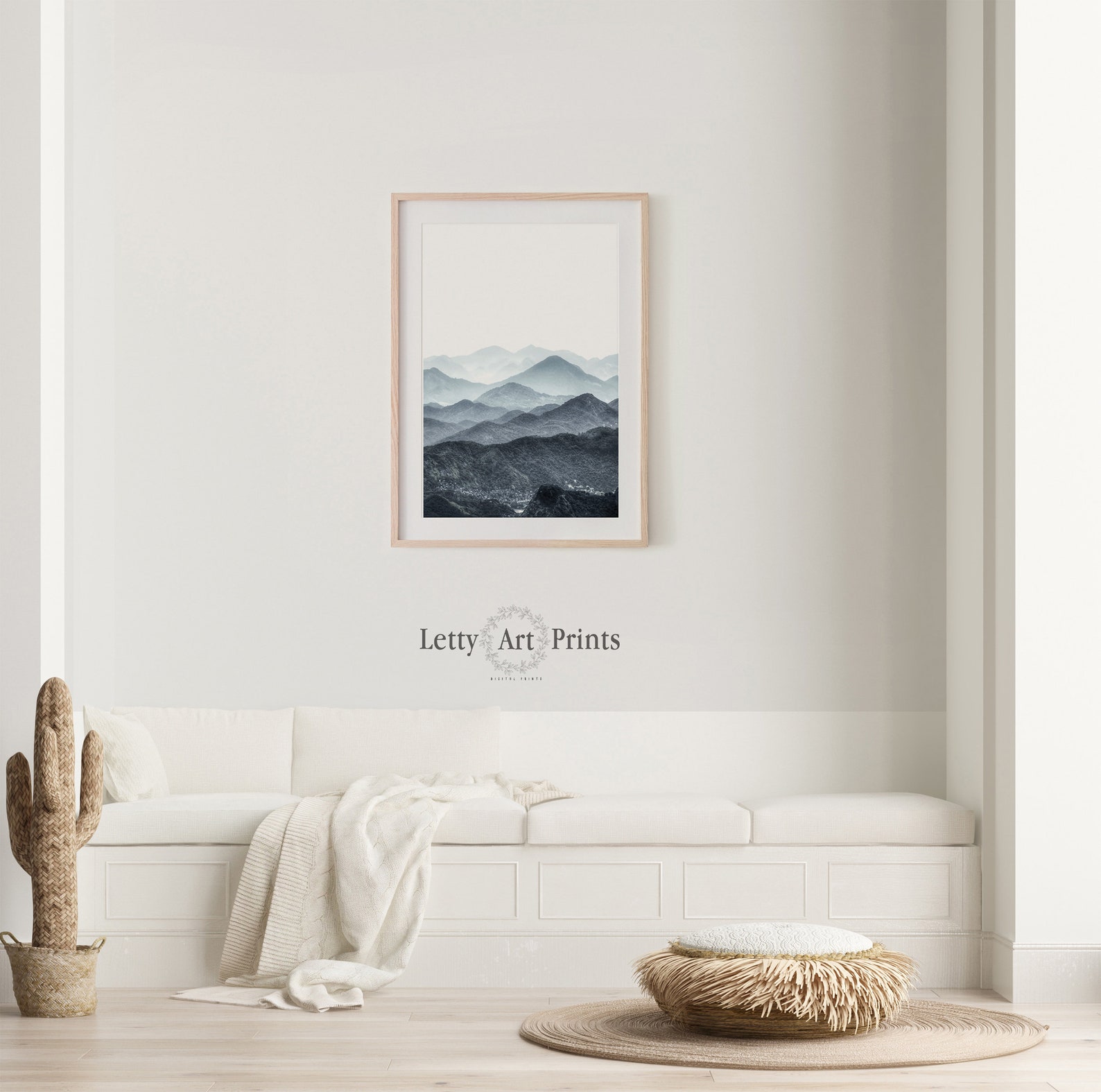 Nature Print Landscape Wall Art Landscape Prints Printable Etsy