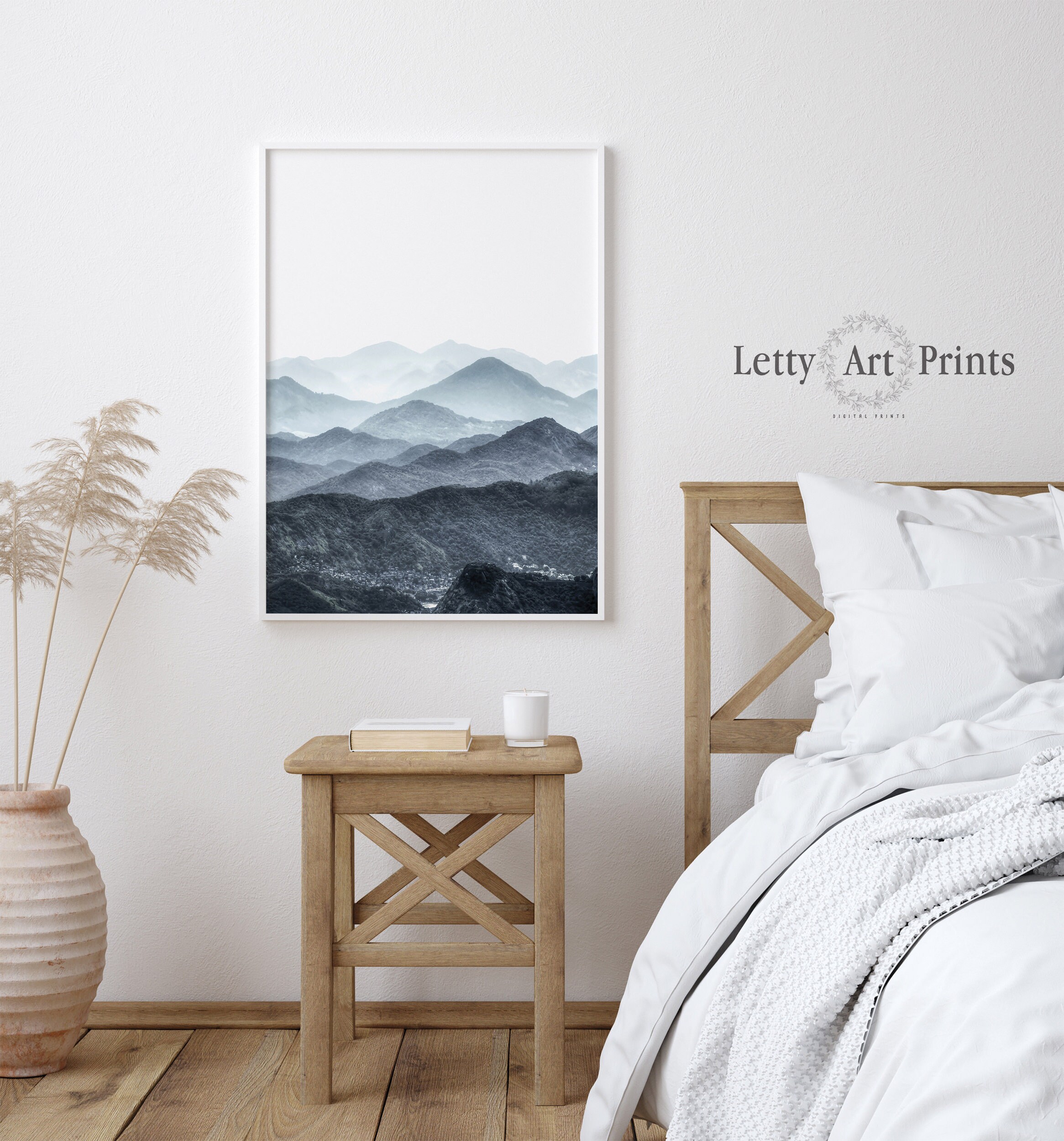 Nature Print Landscape Wall Art Landscape Prints Printable Etsy