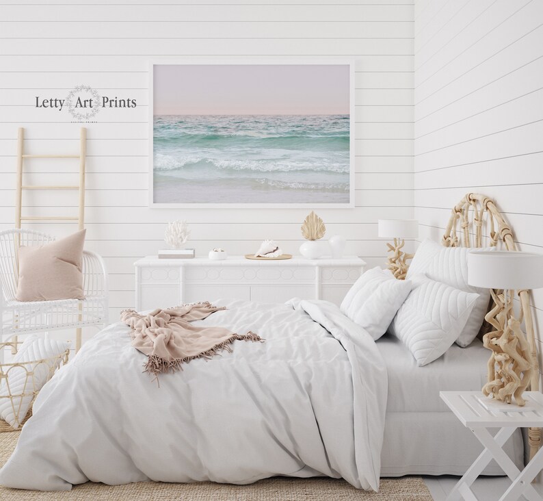 Ocean Print Ocean Wall Art Ocean Wave Horizontal Wall Art Etsy