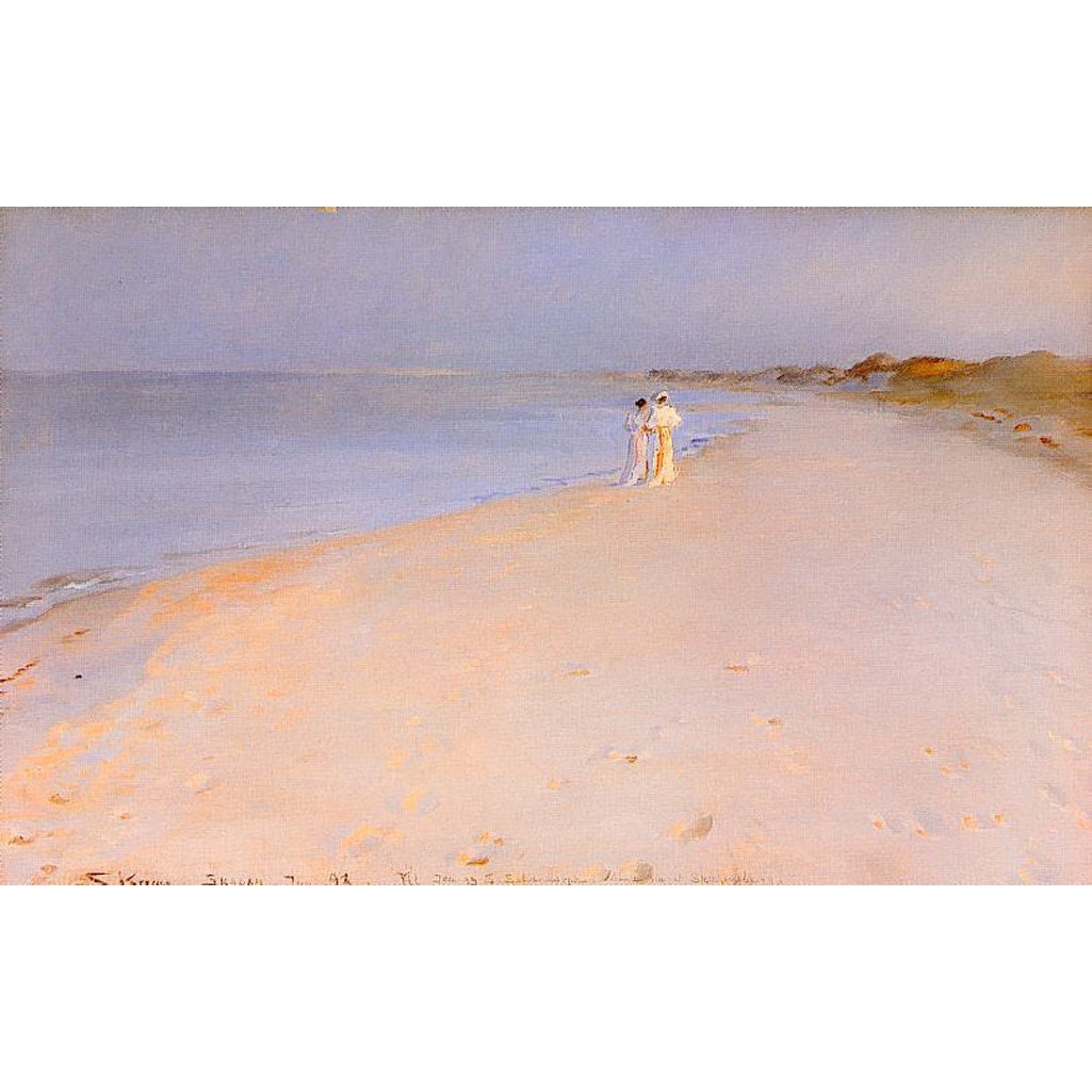 8 Hand Painted Beach Art by Peder Severin Krøyer Summer Etsy