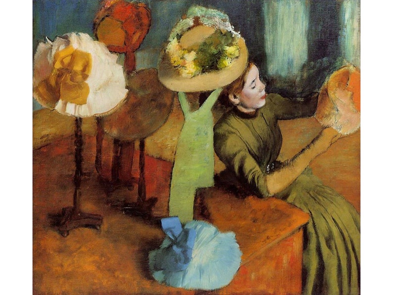 woman with absinthe painting