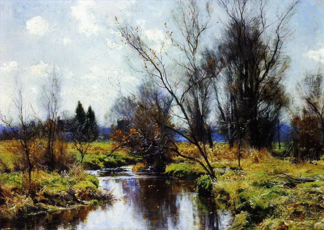 8 Scenery Wall Art River Oil Painting on Canvas Hand Painted - Etsy