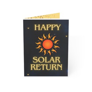 Verjaardagskaart Solar Return