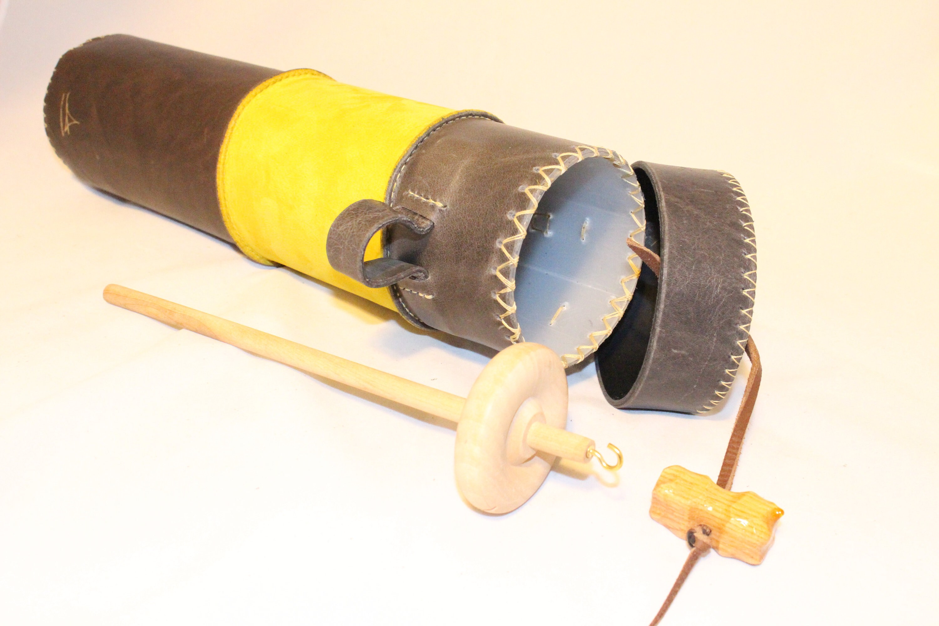 Spindle Case for Yarn Spinning Etsy