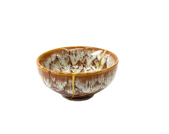 Mini Kintsugi - Treasures of The Silk Road - Mini  Kintsugi Jasper Serpent teacup - * DISPLAY ONLY*