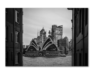 Opera House | Classic Sydney Harbour  | City | Colour | Black & White | Wall Art | Fine Art | Home Decor | Photographic | Print | Gift Ideas