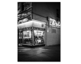 Pellegrini's Espresso Bar | Melbourne | Australia | Iconic | Black & White |  Photo Art Print | Home Wall Decor | Photography | Gift Ideas