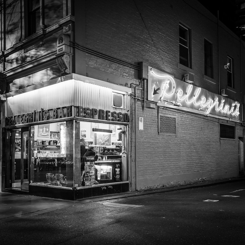 Collection of Eight Melbourne Black & White Art Prints Hosier Lane Flinders Movida Pelleginis Home Decor Wall Decor image 6