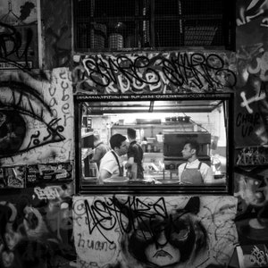 Collection of Eight Melbourne Black & White Art Prints Hosier Lane Flinders Movida Pelleginis Home Decor Wall Decor image 2