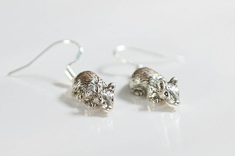 Rat Earrings - Etsy