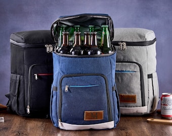 Personalisierte Groomsmen Geschenktüte, benutzerdefinierte Kühlrucksack, isolierte Kühltasche, Wanderkühlerrucksack, Weihnachtsgeschenk Geschenk für ihn
