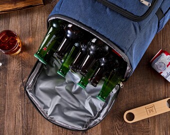 Mochila térmica personalizada para padrinos de boda, mochila térmica para almuerzo, regalo para padrinos de boda, mochila térmica para senderismo, nevera para cerveza de golf, regalo para él