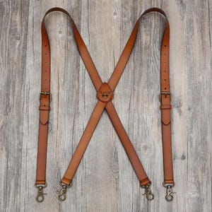Groomsmen Gifts X Style Personalized Natural Leather Suspenders Groomsmen Suspenders Wedding Suspenders Best Man Gift