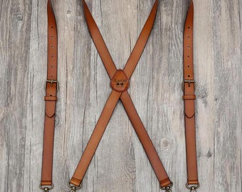 Groomsmen Gifts X Style Personalized Natural Leather Suspenders Groomsmen Suspenders Wedding Suspenders Best Man Gift