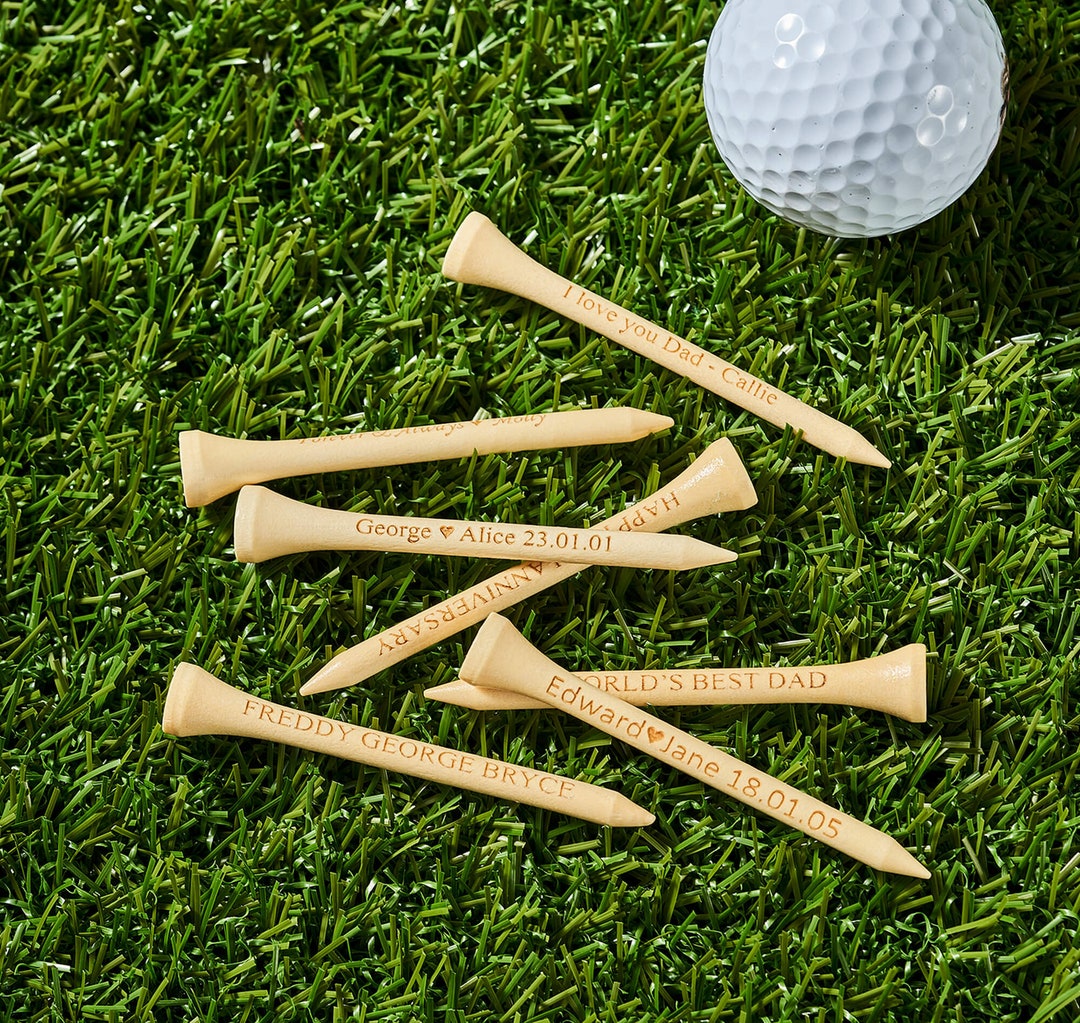 Personalized Golf Tees, Engraved Golf Tees, Engraved Golf Gift, Custom ...