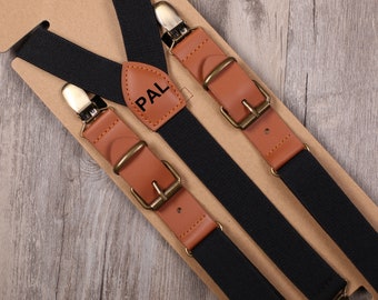 Bretelle in pelle personalizzate, bretelle personalizzate