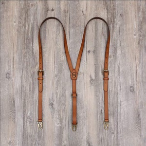 New Style Groomsman Gifts Personalized Natural Leather Suspenders Groomsmen Suspenders Wedding Suspenders Best Man Gift Men Suspenders