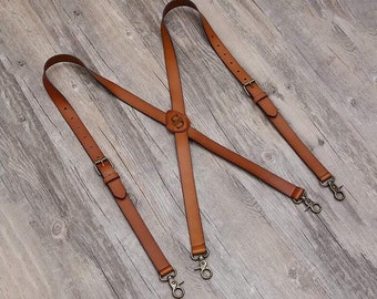 Groomsmen Gifts Personalized Leather Suspenders X Style Groomsmen Suspenders Wedding Suspenders Rustic Suspenders Best Man Gift