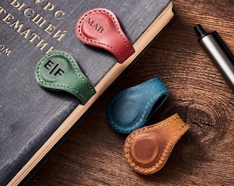 Marque-page en cuir personnalisé, marque-page en cuir personnalisé, marque-page en cuir premium, cadeau lecteur, cadeau pour lui, cadeau pour elle, cadeau homme