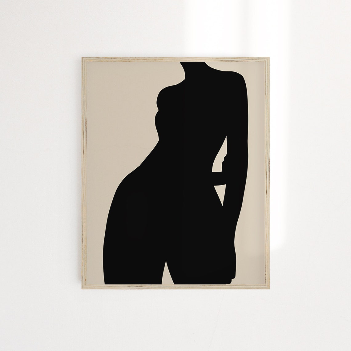 Black Woman Art Print Female Body Art Wall Decor Digital Etsy
