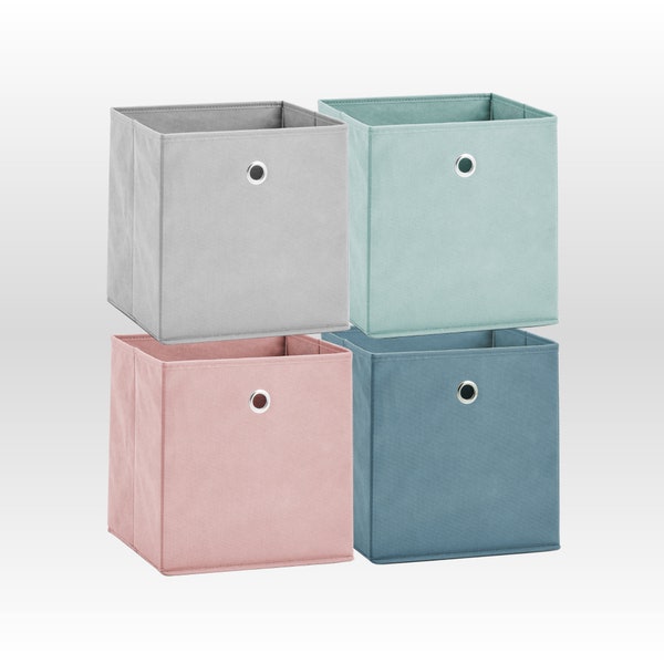 Storage box 28x28x28 cm | Folding box | Cube shelf | Toy box | Storage basket | Children's room | Bedroom | Living room