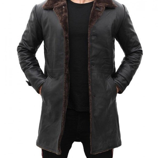 Shearling Mens Coat - Etsy