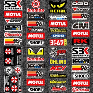 Funny Car Sponsor Decal Sticker 