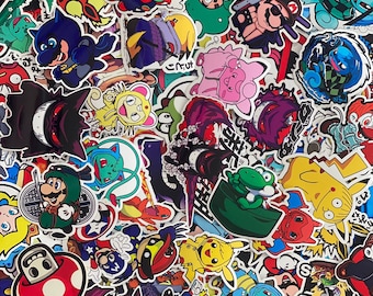 50 Random ANIME Auto Aufkleber Set Auto Fenster Aufkleber für Jdm Slammed Race Drift