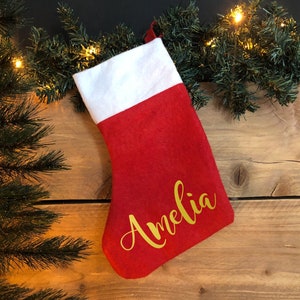 Aufbügelbare Namensetiketten für Weihnachtsstrumpf / Weihnachtsstrumpf / Weihnachtsdeko zum Aufbügeln
