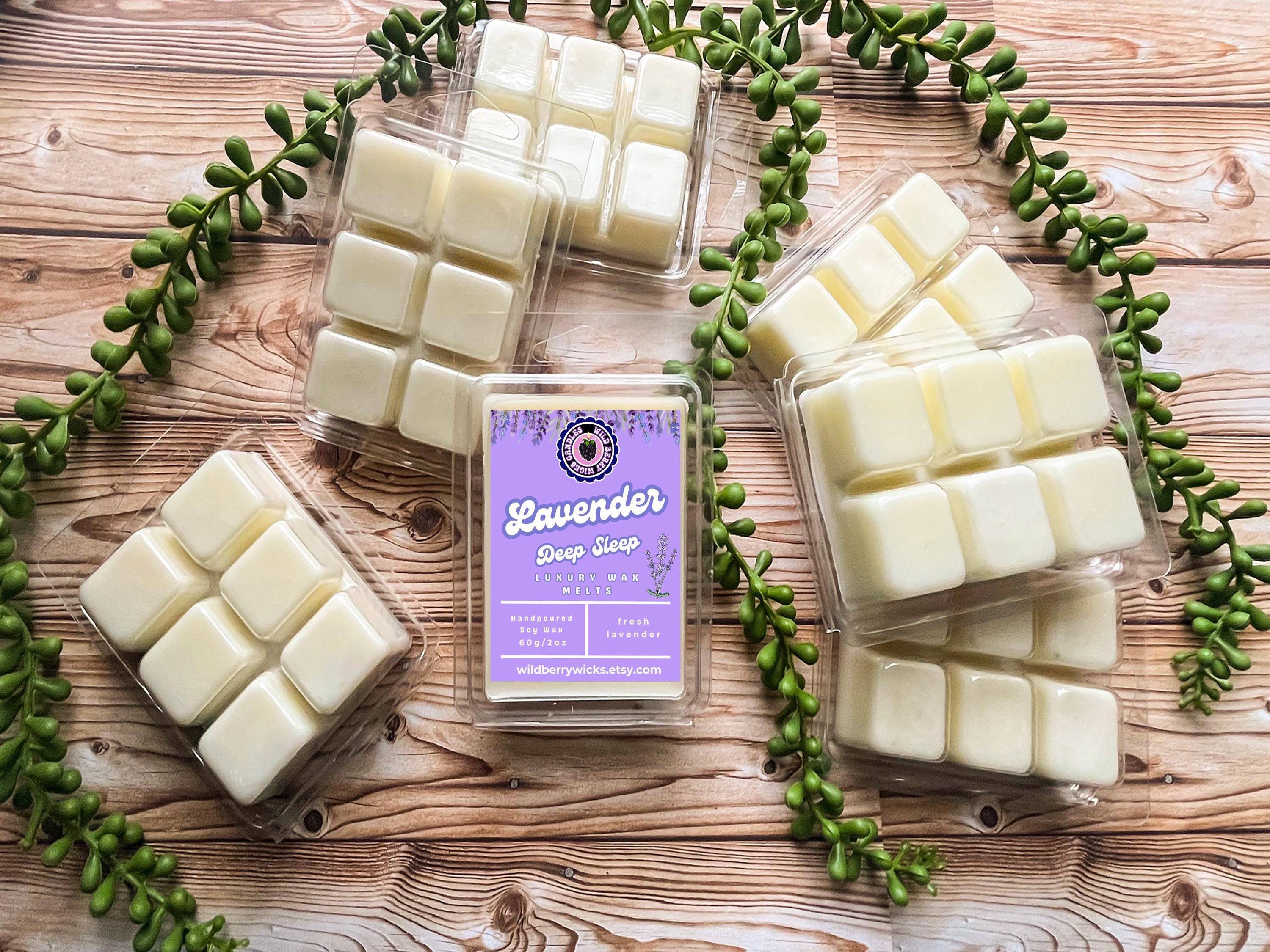 Fresh Lavender Soy Wax Melts: Deep Sleep Aromatherapy, 75g